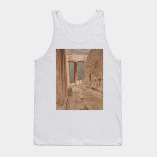 North Peristyle of the Parthenon, Athens by Frederic Edwin Church Tank Top